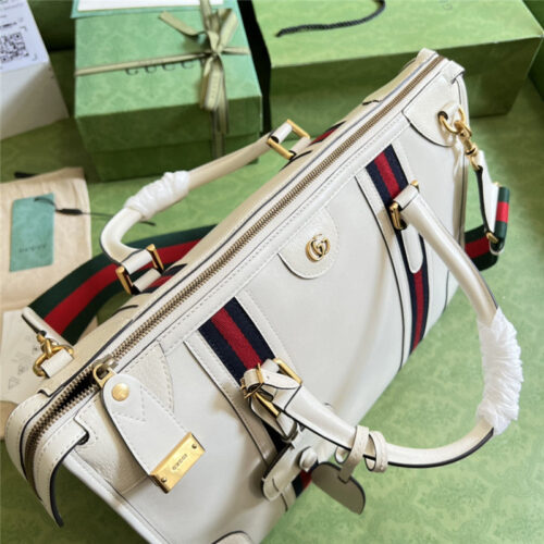 High Quality Luxury Gucci Striped Web Tote – Style 03482 product detail