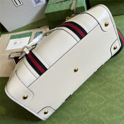 High Quality Luxury Gucci Striped Web Tote – Style 03482 product detail