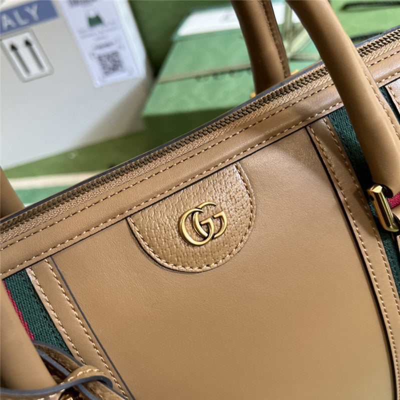 High Quality Luxury Gucci Striped Web Tote – Style 03481 product detail