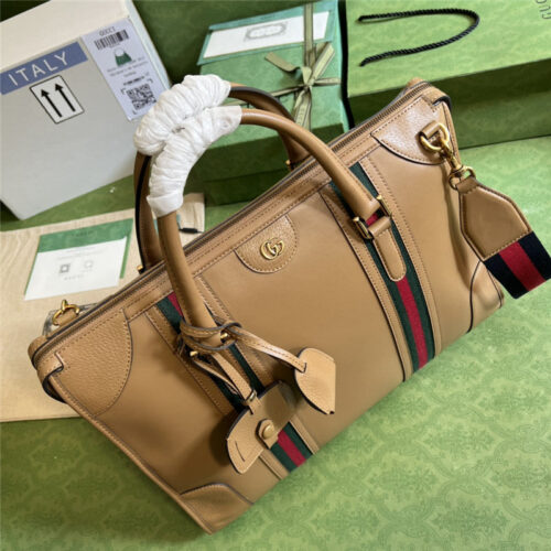 High Quality Luxury Gucci Striped Web Tote – Style 03481 product detail