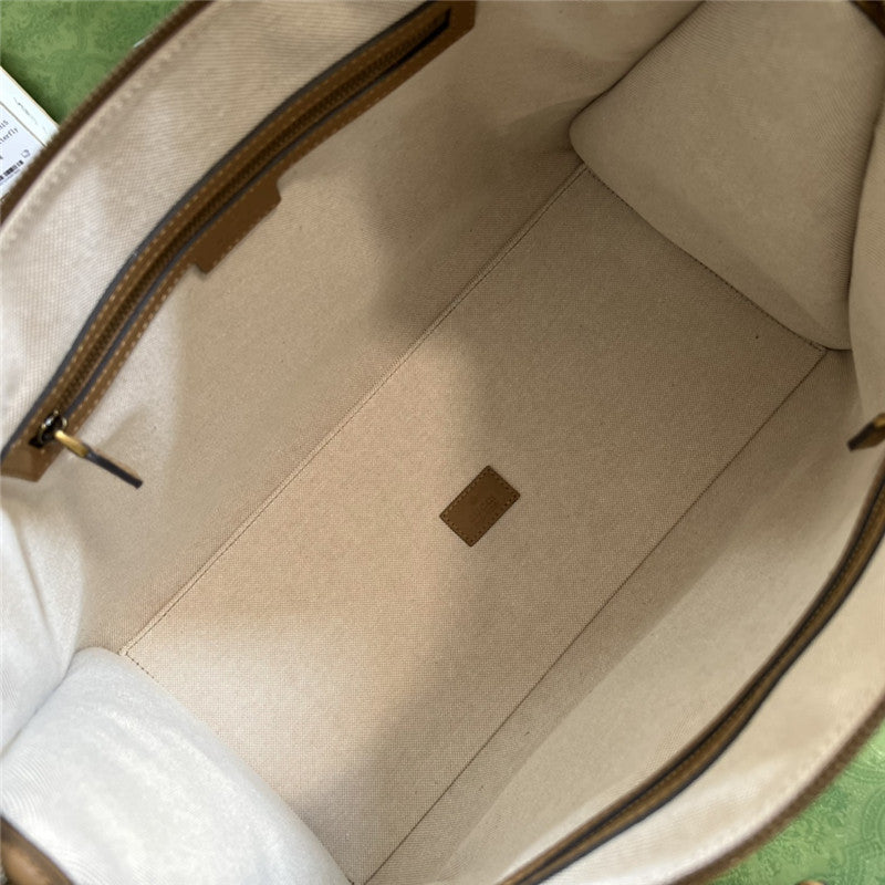 High Quality Luxury Gucci Striped Web Tote – Style 03481 product detail