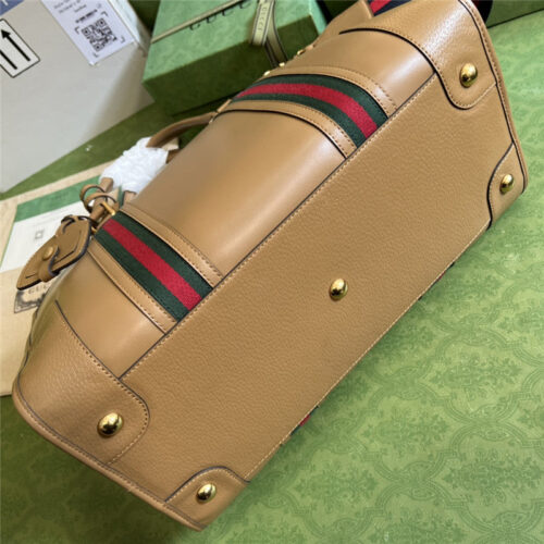 High Quality Luxury Gucci Striped Web Tote – Style 03481 product detail