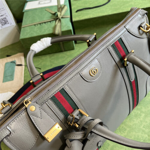 High Quality Luxury Gucci Striped Web Tote – Style 03480 product detail