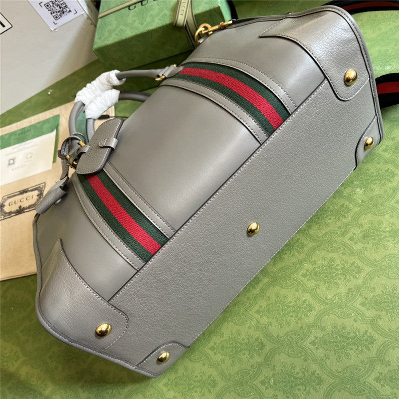 High Quality Luxury Gucci Striped Web Tote – Style 03480 product detail