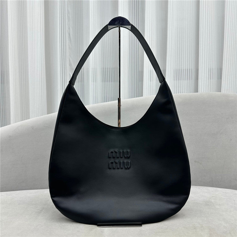 High Quality Luxury Miumiu Leather Hobo Tote Bag product detail