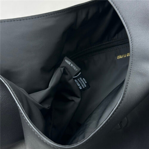 High Quality Luxury Miumiu Leather Hobo Tote Bag product detail