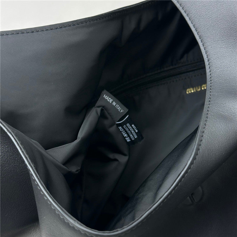 High Quality Luxury Miumiu Leather Hobo Tote Bag product detail