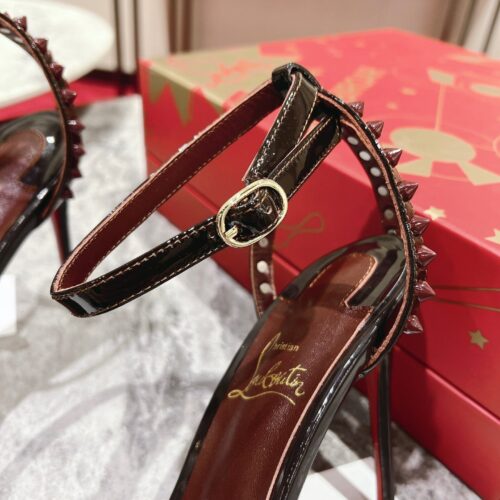 High Quality Luxury Christian Louboutin Spiked Strappy Sandals – Style 21300 product detail
