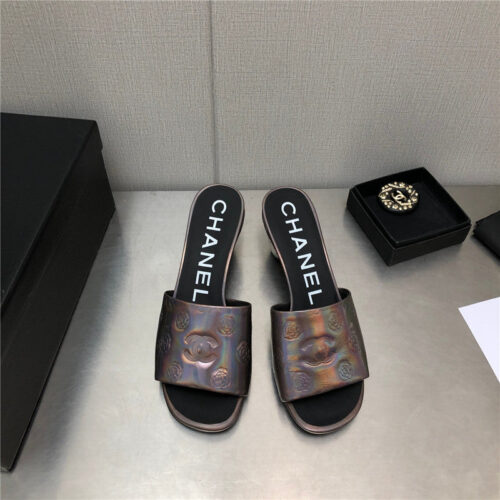 High Quality Luxury Chanel C Buckle Slippers Classic Pearl Slippers – Style 48710 product detail