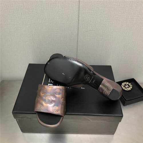 High Quality Luxury Chanel C Buckle Slippers Classic Pearl Slippers – Style 48710 product detail