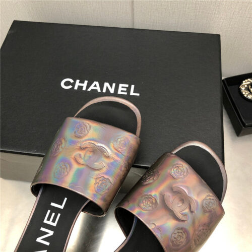 High Quality Luxury Chanel C Buckle Slippers Classic Pearl Slippers – Style 48710 product detail