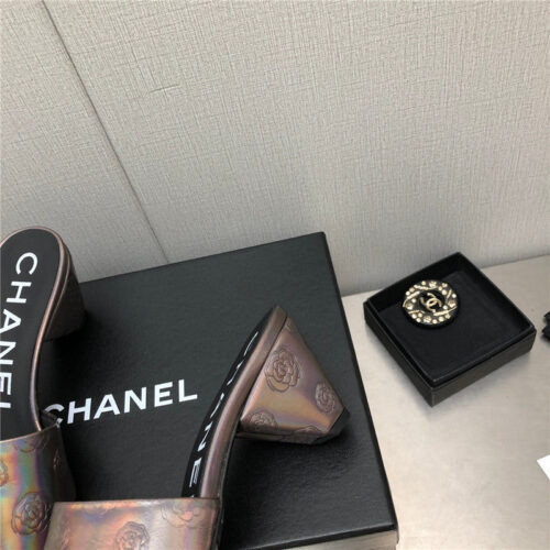 High Quality Luxury Chanel C Buckle Slippers Classic Pearl Slippers – Style 48710 product detail