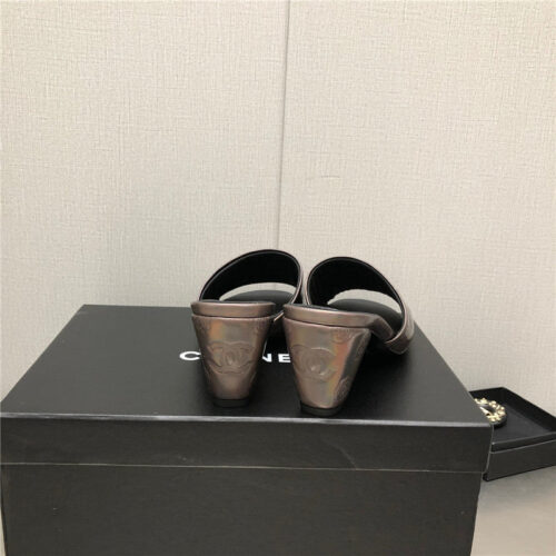 High Quality Luxury Chanel C Buckle Slippers Classic Pearl Slippers – Style 48710 product detail