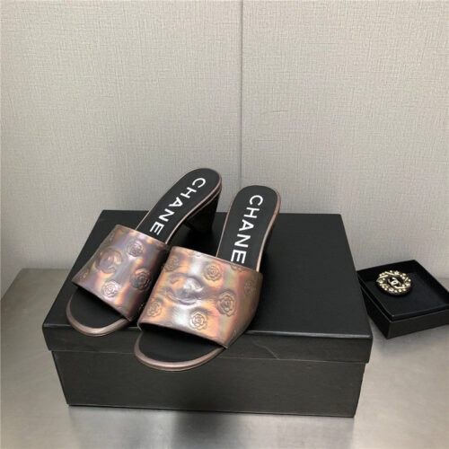 High Quality Luxury Chanel C Buckle Slippers Classic Pearl Slippers – Style 48710 product detail