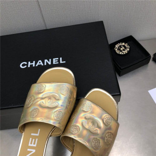 High Quality Luxury Chanel C Buckle Slippers Classic Pearl Slippers – Style 83174 product detail