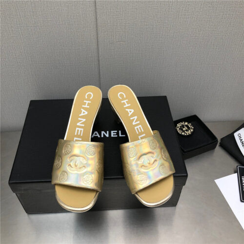High Quality Luxury Chanel C Buckle Slippers Classic Pearl Slippers – Style 83174 product detail