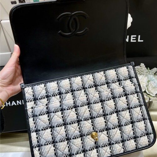 High Quality Luxury Chanel Woolen Backpack – Style 48455 product detail