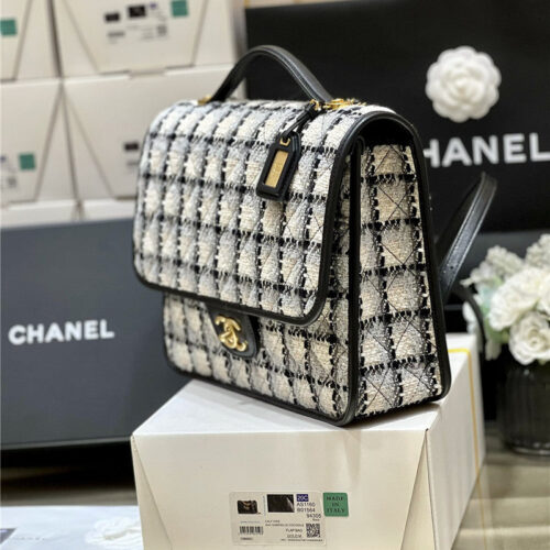 High Quality Luxury Chanel Woolen Backpack – Style 48455 product detail