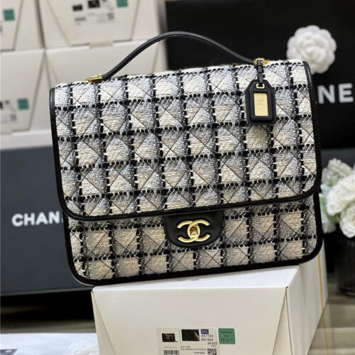High Quality Luxury Chanel Woolen Backpack – Style 48455