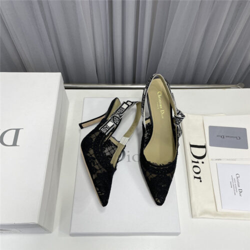 High Quality Luxury Dior J’ Webbing Back Sandals alternate view