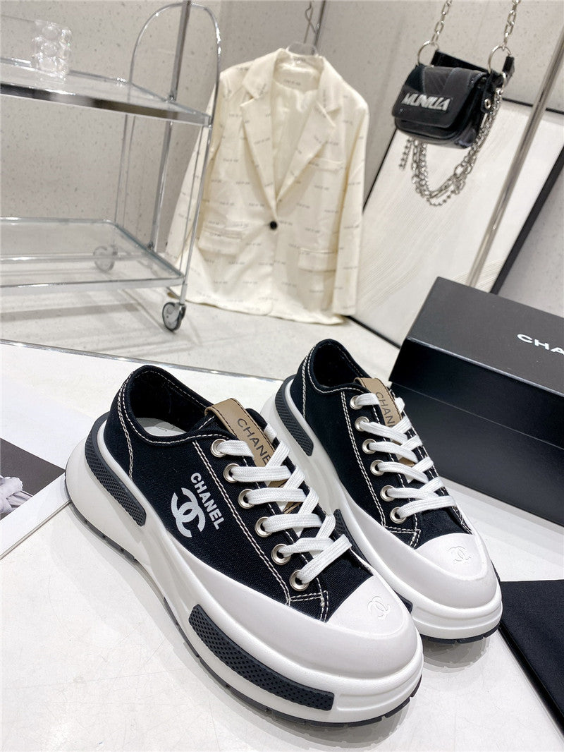 High Quality Luxury Chanel’s Latest Thick-Soled Low-Cut Biscuit Shoes product detail