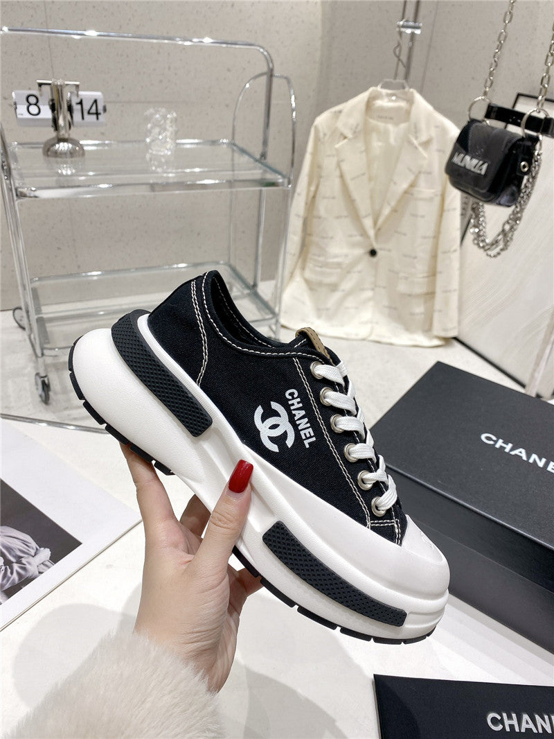 High Quality Luxury Chanel’s Latest Thick-Soled Low-Cut Biscuit Shoes product detail