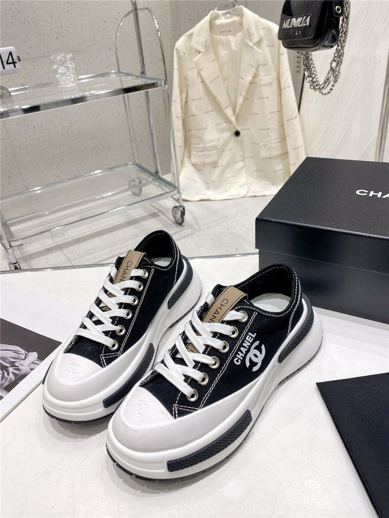 High Quality Luxury Chanel’s Latest Thick-Soled Low-Cut Biscuit Shoes