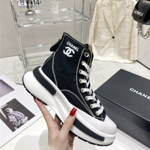 High Quality Luxury Chanel Latest Platform Biscuit Shoes – Style 86790 alternate view