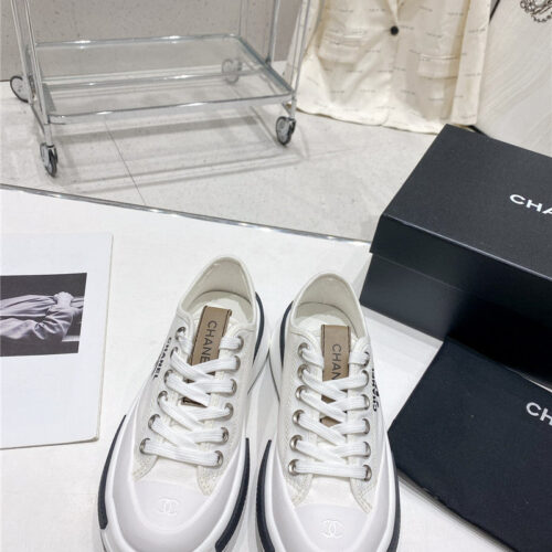 High Quality Luxury Chanel’s Latest Thick-Soled Low-Cut Biscuit Shoes – Style 11910 product detail