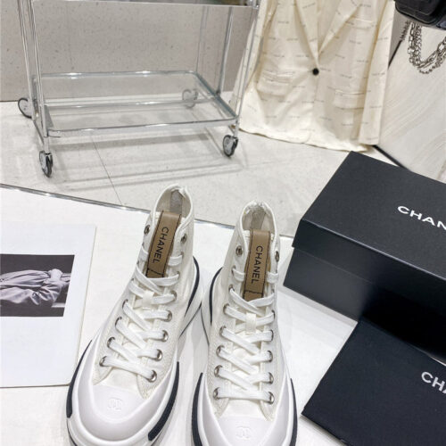 High Quality Luxury Chanel Latest Platform Biscuit Shoes – Style 55718 product detail