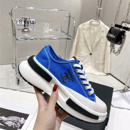 High Quality Luxury Chanel Latest Thick-Soled Low-Cut Biscuit Shoes