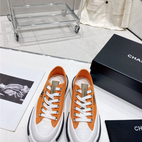 High Quality Luxury Chanel’s Latest Thick-Soled Low-Cut Biscuit Shoes – Style 44678 alternate view