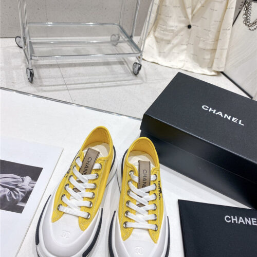 High Quality Luxury Chanel’s Latest Thick-Soled Low-Cut Biscuit Shoes – Style 10214 product detail