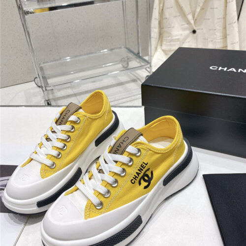 High Quality Luxury Chanels Latest Thick-Soled Low-Cut Biscuit Shoes – Style 10214
