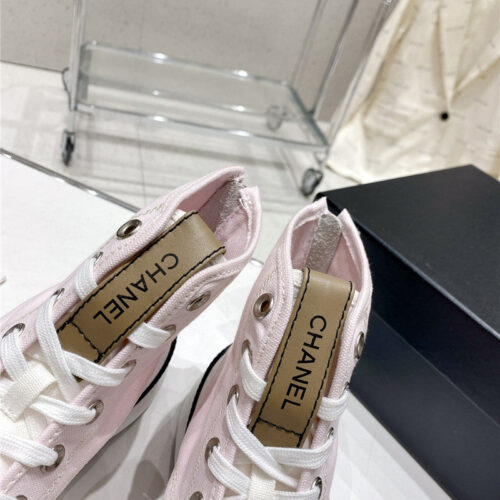 High Quality Luxury Chanel Latest Platform Biscuit Shoes product detail