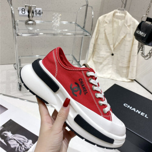 High Quality Luxury Chanel’s Latest Thick-Soled Low-Cut Biscuit Shoes – Style 08518 alternate view
