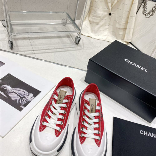 High Quality Luxury Chanel’s Latest Thick-Soled Low-Cut Biscuit Shoes – Style 08518 product detail
