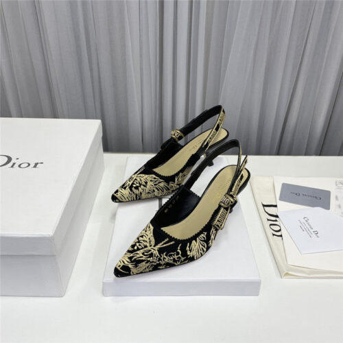 High Quality Luxury Dior J Webbing Back Sandals – Style 74790