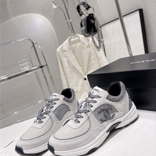 High Quality Luxury Chanel Logo Casual Sneakers Womens alternate view