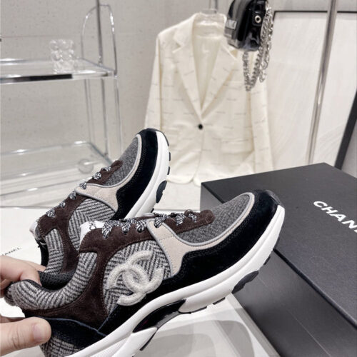High Quality Luxury Chanel Logo Casual Sneakers Womens – Style 84486 product detail