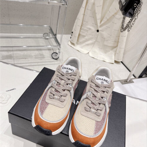 High Quality Luxury Chanel Logo Casual Sneakers Womens – Style 53414 alternate view