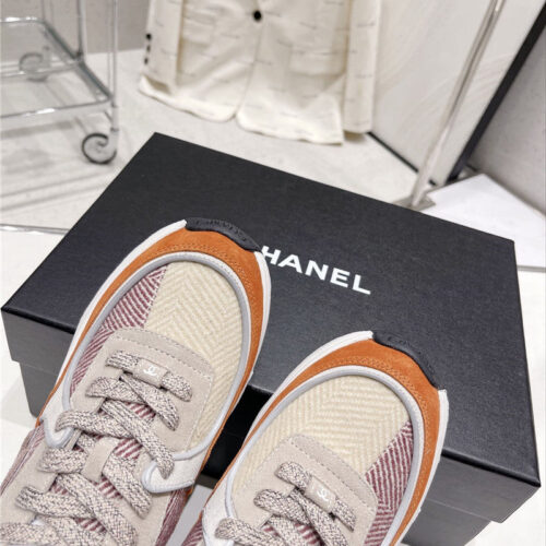 High Quality Luxury Chanel Logo Casual Sneakers Womens – Style 53414 product detail