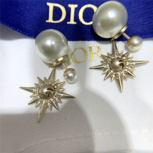 High Quality Luxury Dior Lucky Star Mang Earrings product detail
