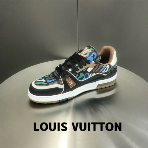 High Quality Luxury Louis Vuitton Trainer Graffiti Sneakers – Style 94947 product detail