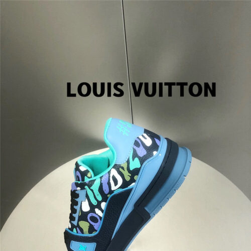 High Quality Luxury Louis Vuitton Trainer Graffiti Sneakers product detail