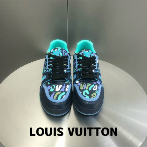 High Quality Luxury Louis Vuitton Trainer Graffiti Sneakers product detail