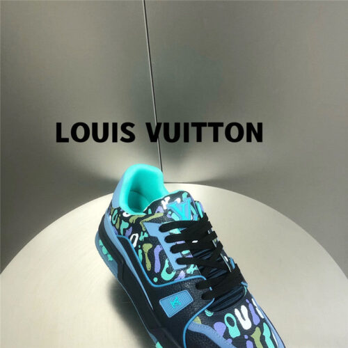 High Quality Luxury Louis Vuitton Trainer Graffiti Sneakers product detail