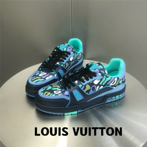 High Quality Luxury Louis Vuitton Trainer Graffiti Sneakers product detail