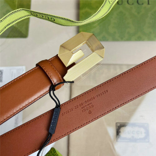 High Quality Luxury Gucci G Buckle Narrow Belt product detail