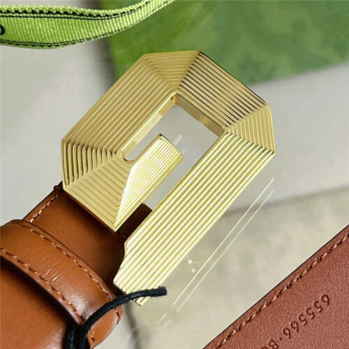High Quality Luxury Gucci G Buckle Narrow Belt product detail